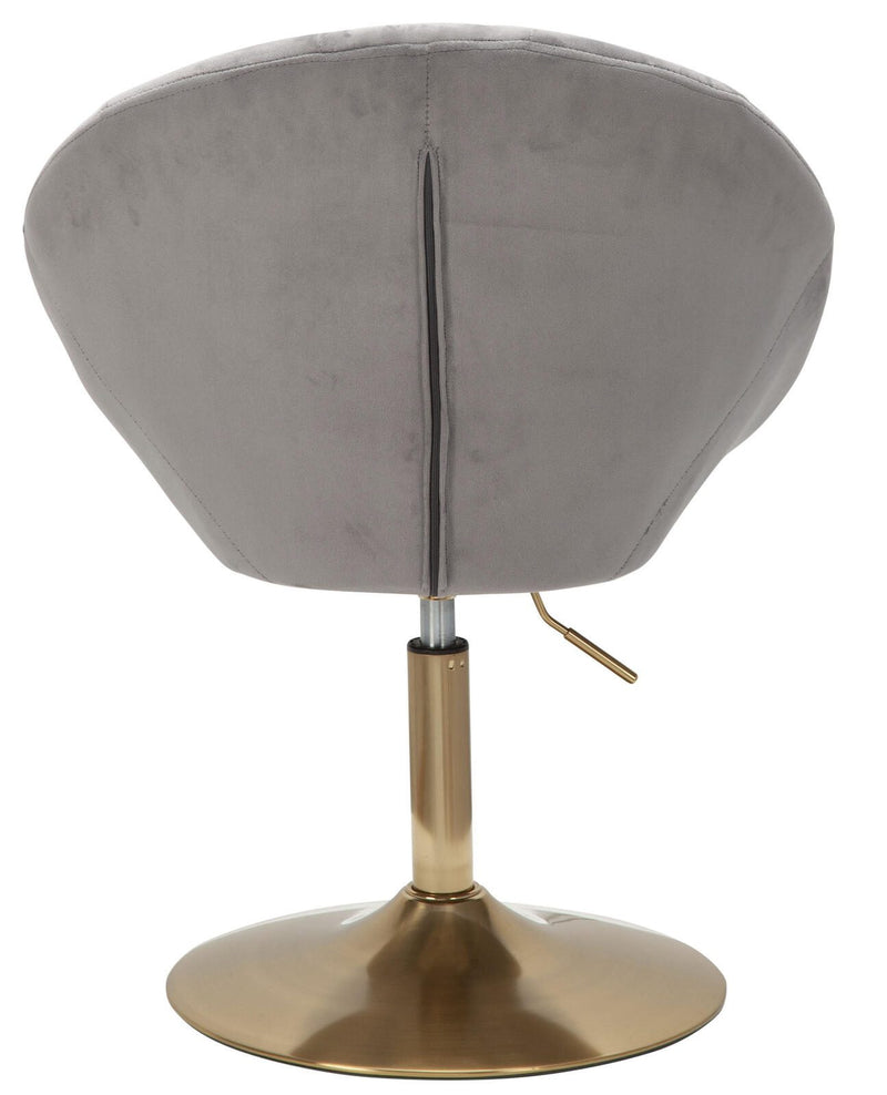 WOHNLING Loungesessel WL6.299 Samt grau