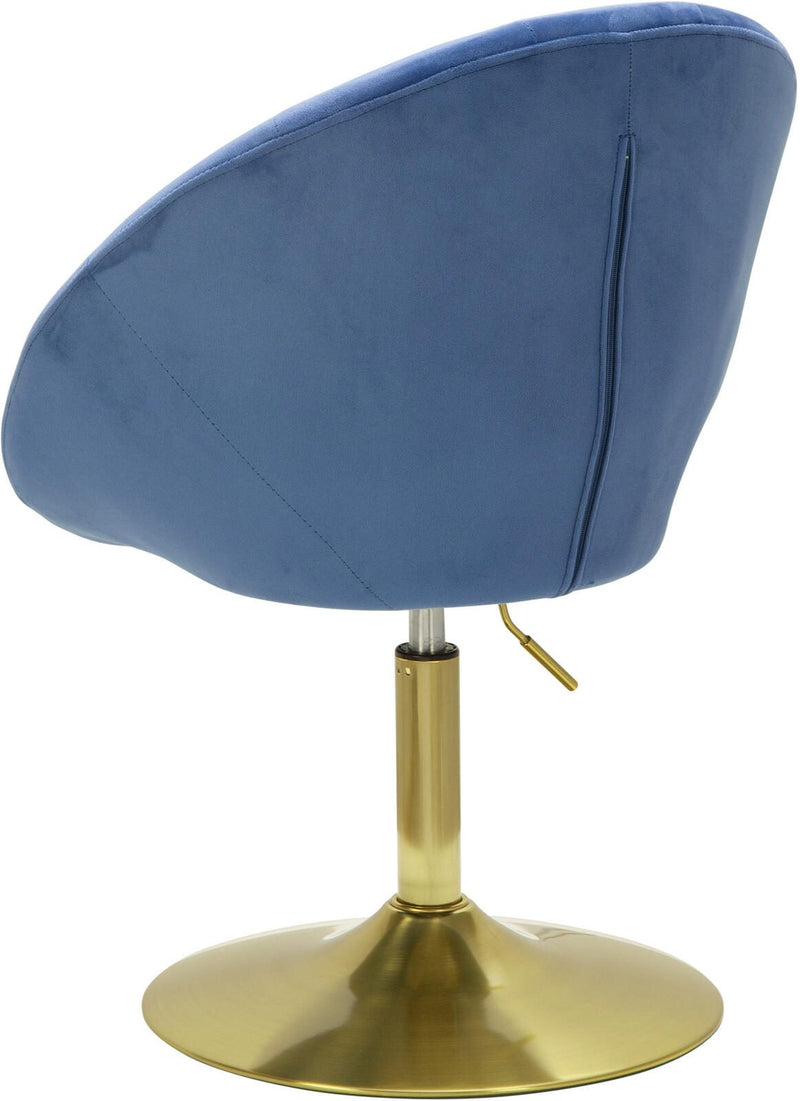 WOHNLING Loungesessel WL6.301 Samt blau