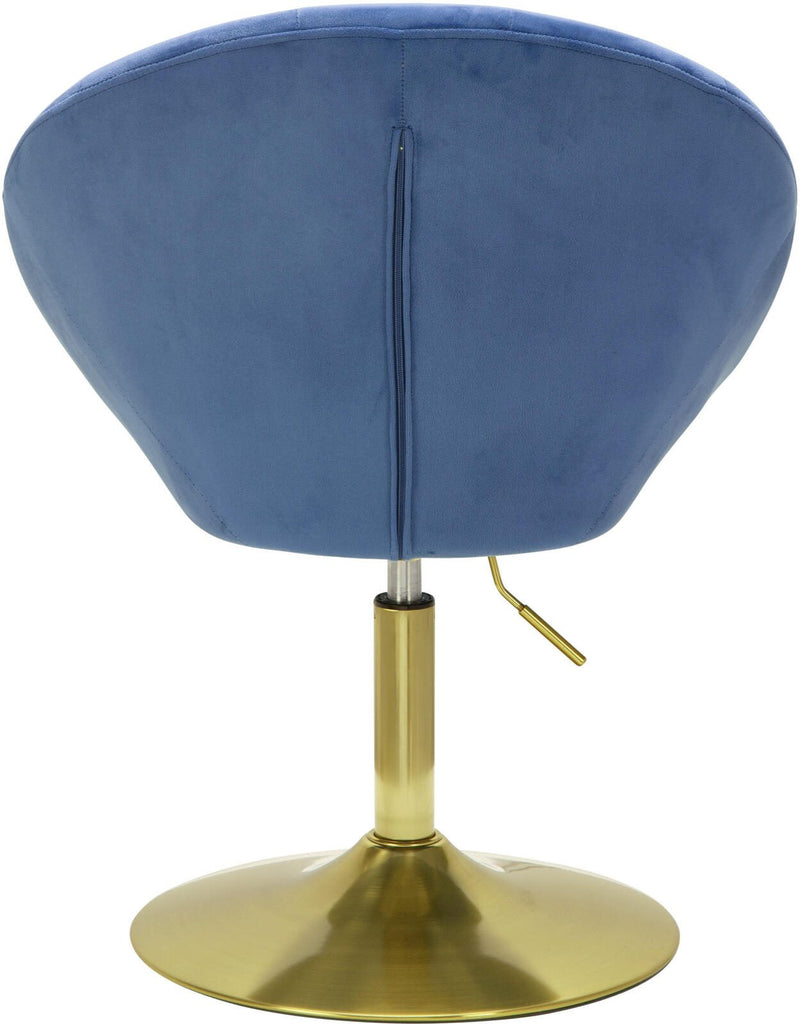 WOHNLING Loungesessel WL6.301 Samt blau