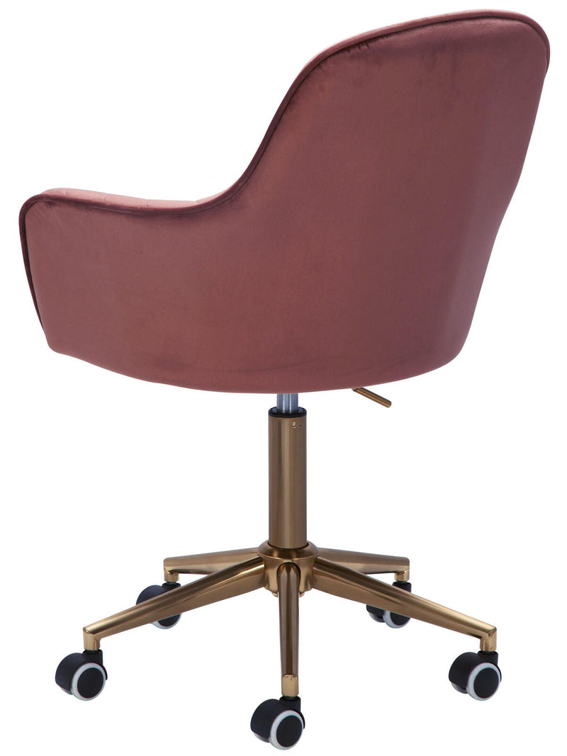 AMSTYLE Drehstuhl SPM1.431 Samt Rosa