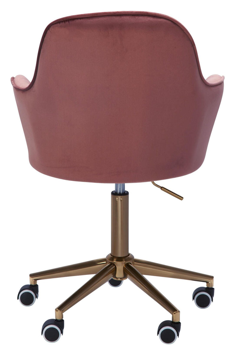 AMSTYLE Drehstuhl SPM1.431 Samt Rosa