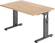 HAMMERBACHER höhenverstellbarer Schreibtisch VOS12/E/G eiche