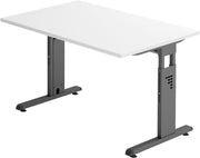 HAMMERBACHER höhenverstellbarer Schreibtisch VOS12/W/G weiß