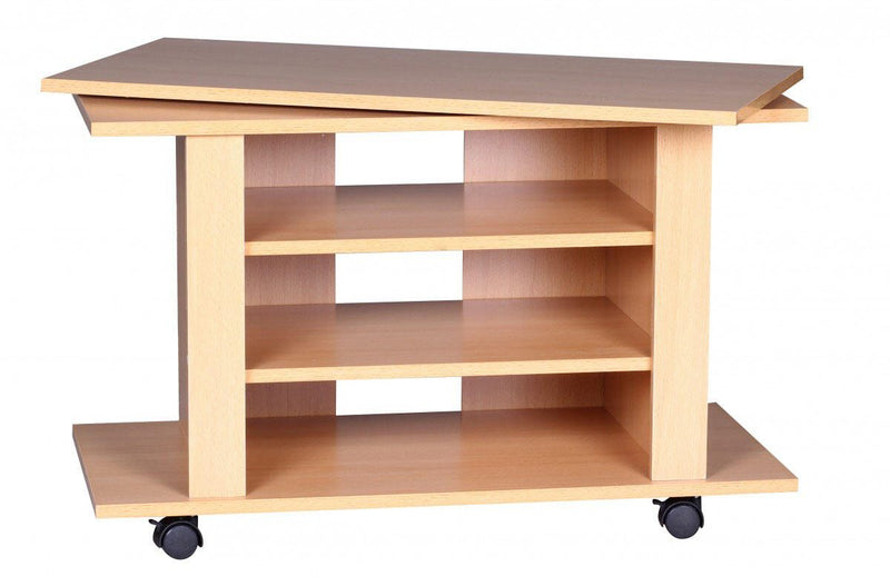 WOHNLING Bürowagen 75,0 x 38,0 x 51,0 cm buche