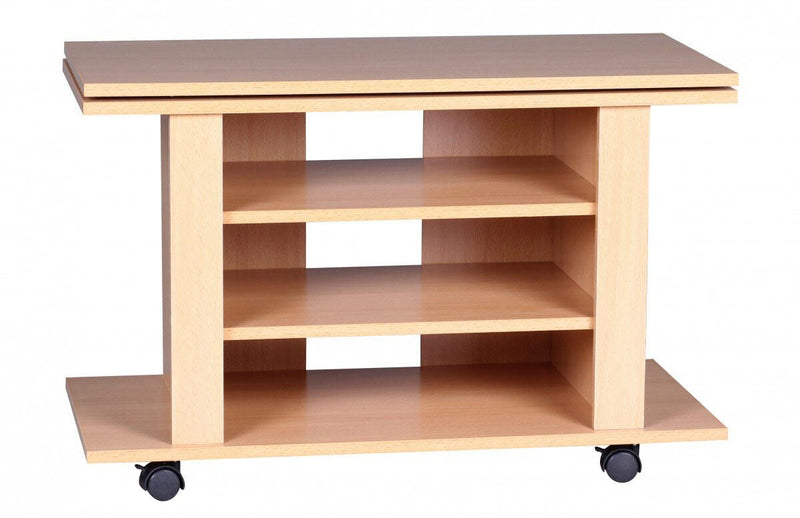 WOHNLING Bürowagen 75,0 x 38,0 x 51,0 cm buche