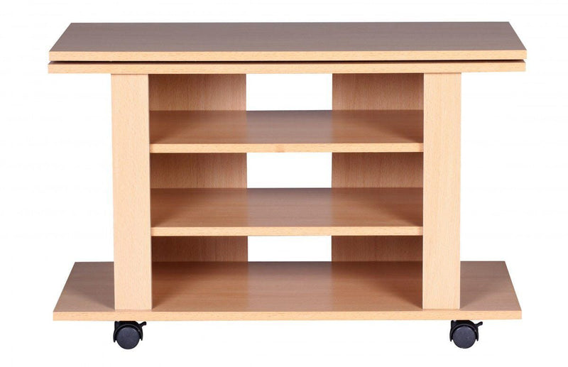 WOHNLING Bürowagen 75,0 x 38,0 x 51,0 cm buche