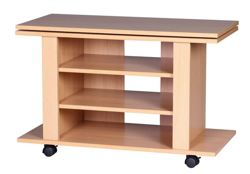 WOHNLING Bürowagen 75,0 x 38,0 x 51,0 cm buche