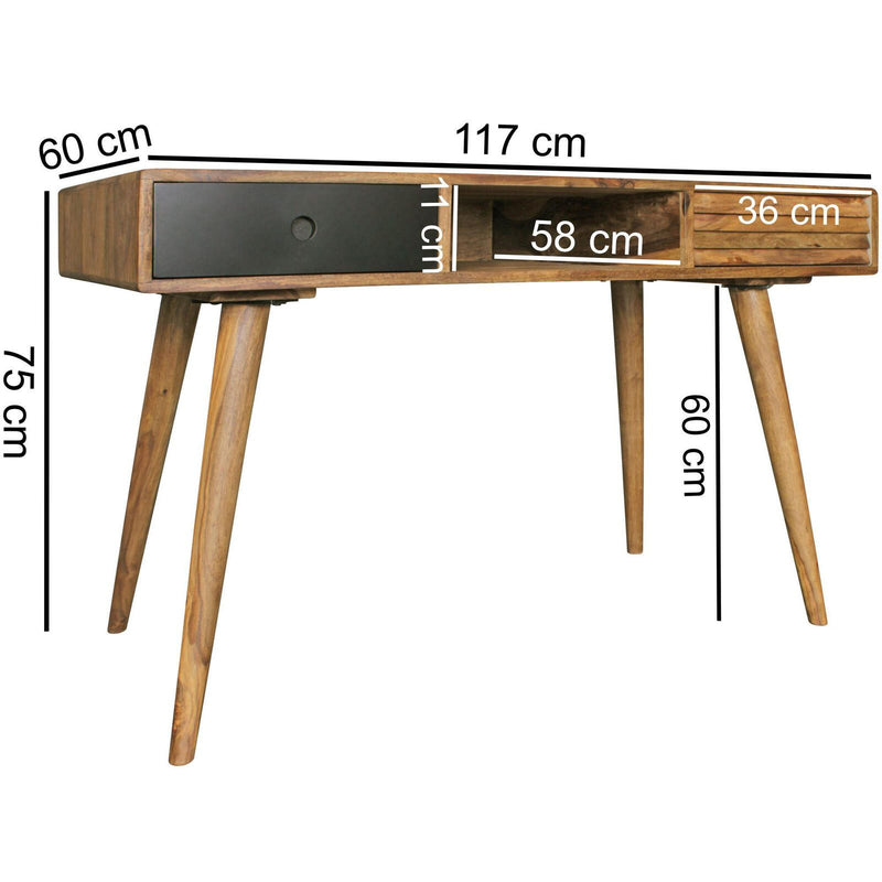 WOHNLING Schreibtisch WL1.955 braun