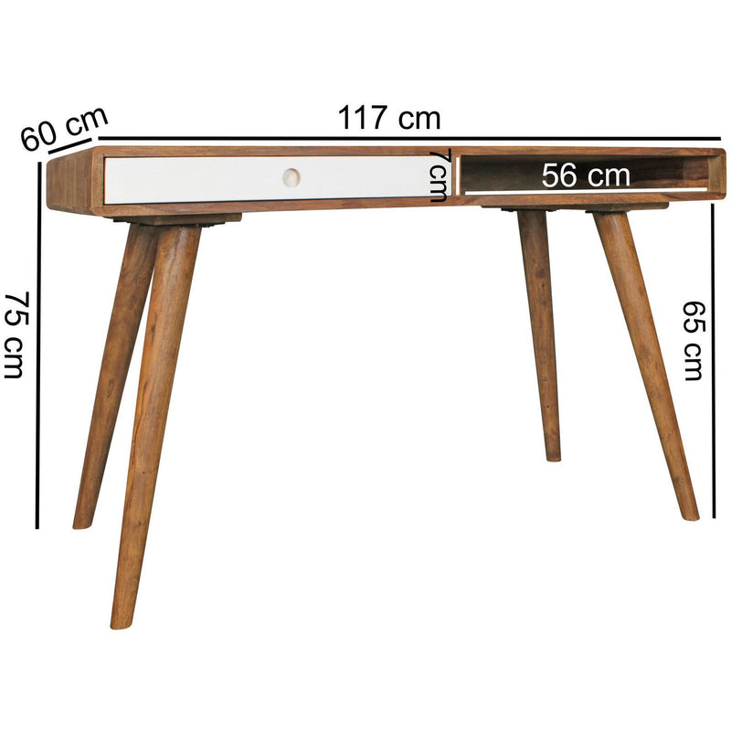 WOHNLING Schreibtisch WL1.962 braun