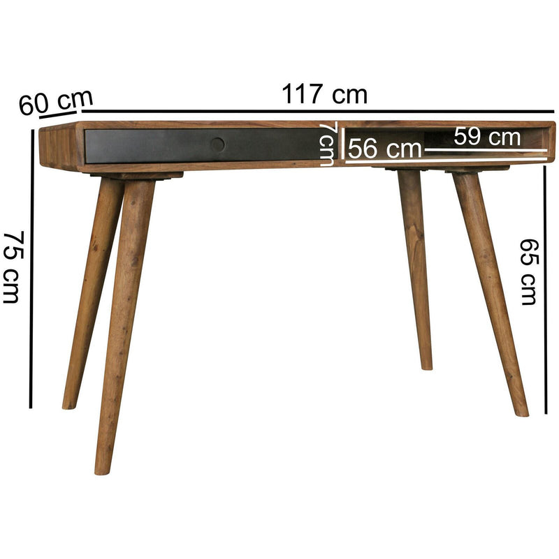 WOHNLING Schreibtisch WL1.961 braun