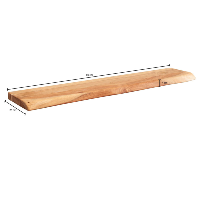 WOHNLING Wandregal 80 cm akazie
