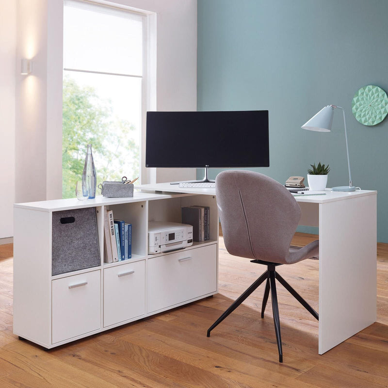WOHNLING Schreibtisch WL5.313 weiß
