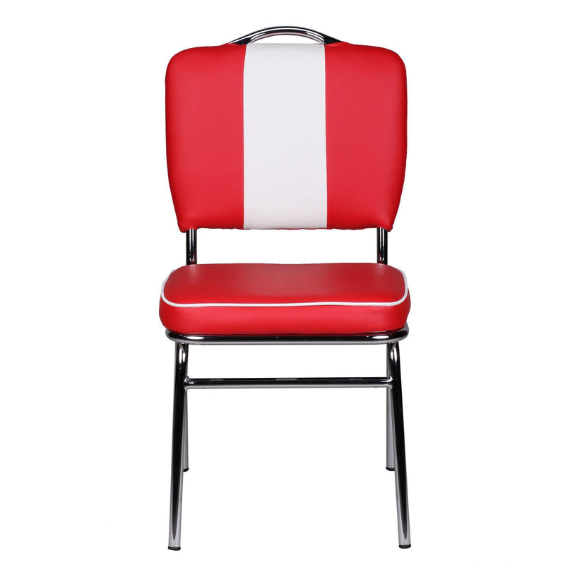 WOHNLING Esszimmerstuhl WL1.715 rot/weiß