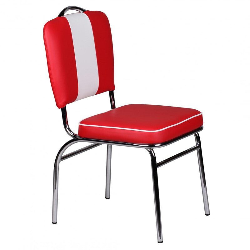 WOHNLING Esszimmerstuhl WL1.715 rot/weiß