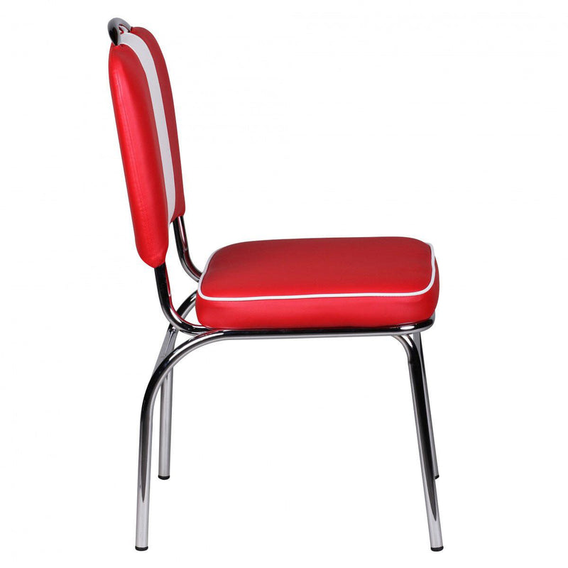 WOHNLING Esszimmerstuhl WL1.715 rot/weiß