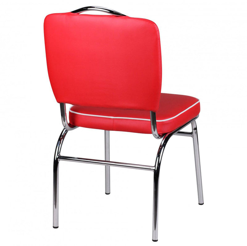 WOHNLING Esszimmerstuhl WL1.715 rot/weiß