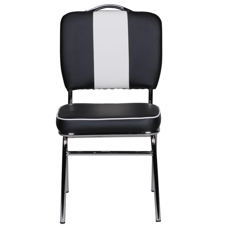 WOHNLING Esszimmerstuhl WL1.716 schwarz/weiß