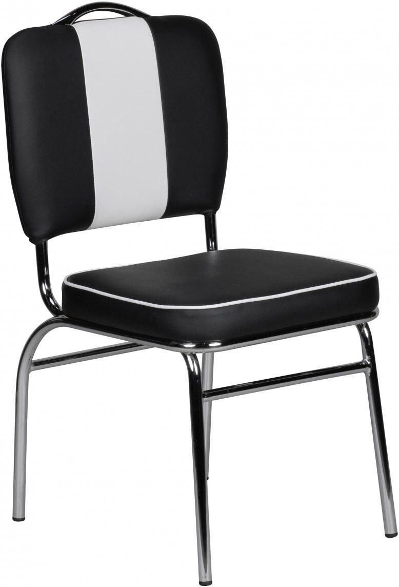 WOHNLING Esszimmerstuhl WL1.716 schwarz/weiß