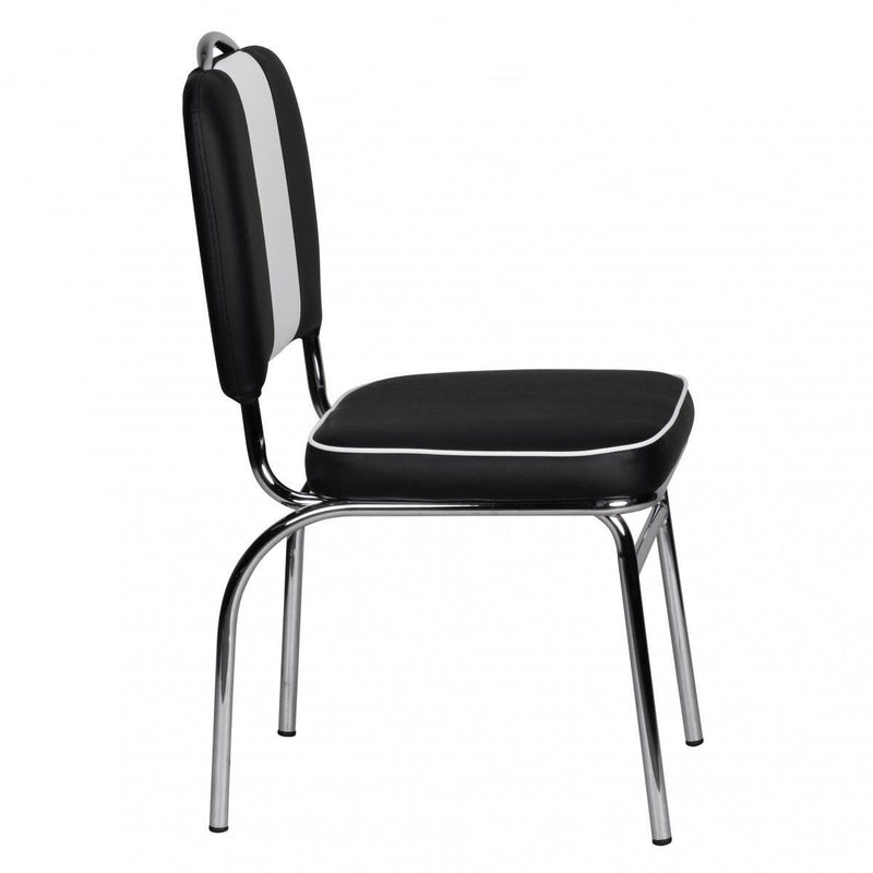 WOHNLING Esszimmerstuhl WL1.716 schwarz/weiß