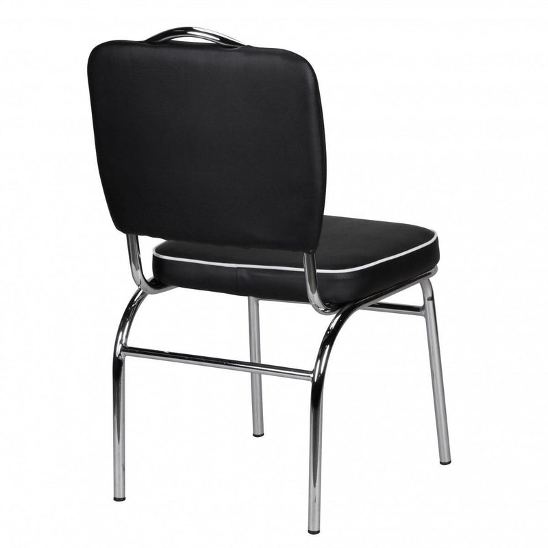 WOHNLING Esszimmerstuhl WL1.716 schwarz/weiß