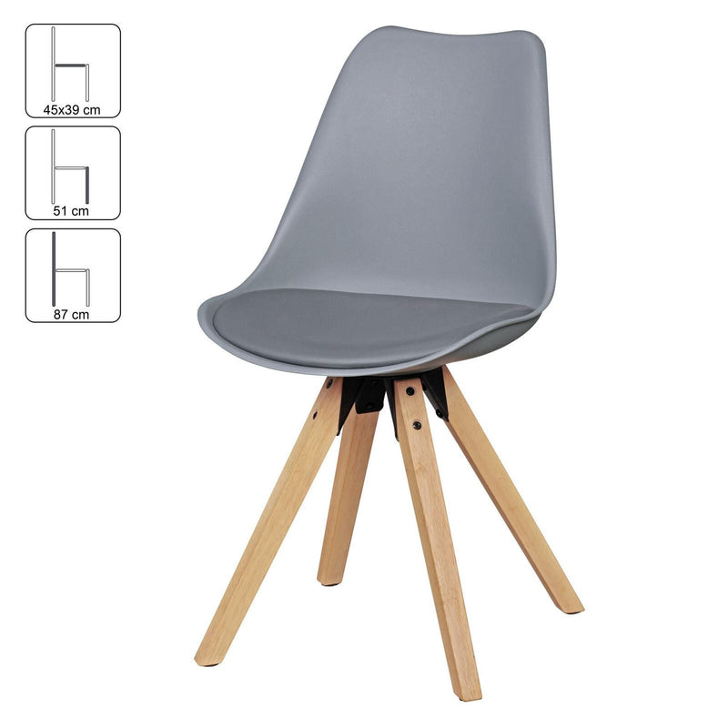 WOHNLING Esszimmerstuhl WL5.023 grau
