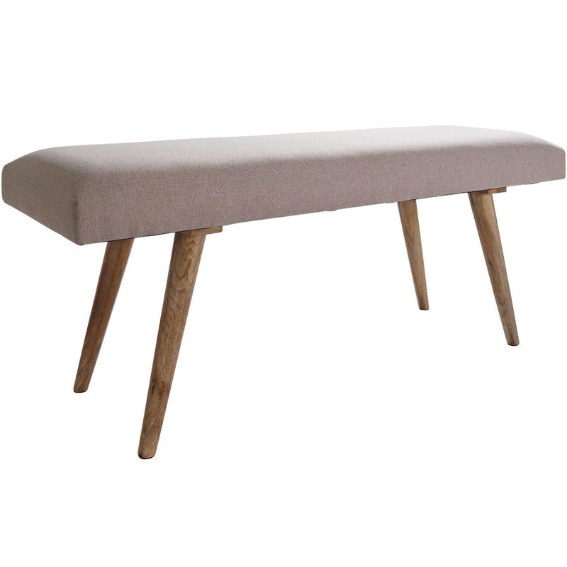 WOHNLING Sitzbank SALIM Stoff beige
