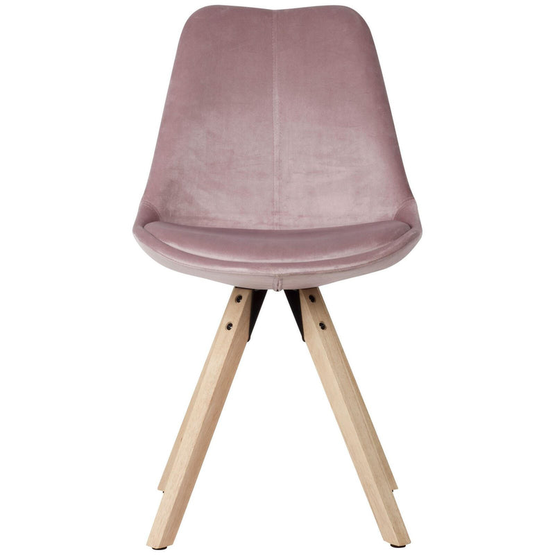 WOHNLING Esszimmerstuhl WL6.037 Stoff rosa