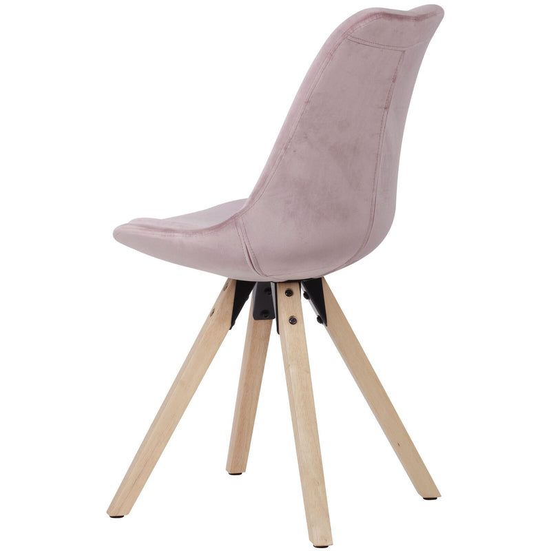WOHNLING Esszimmerstuhl WL6.037 Stoff rosa