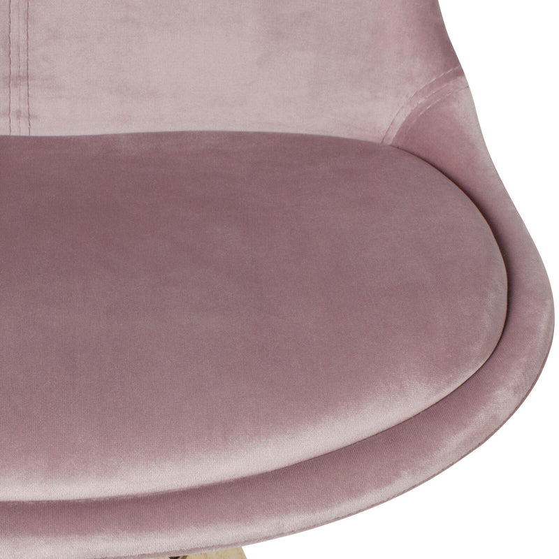 WOHNLING Esszimmerstuhl WL6.037 Stoff rosa