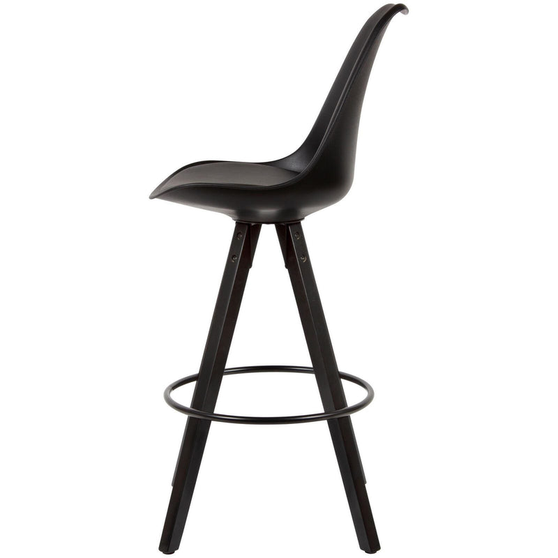 WOHNLING Barhocker WL6.126 Kunstleder schwarz