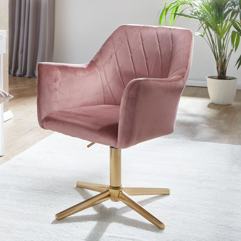 WOHNLING Stuhl WL6.306 Samt rosa
