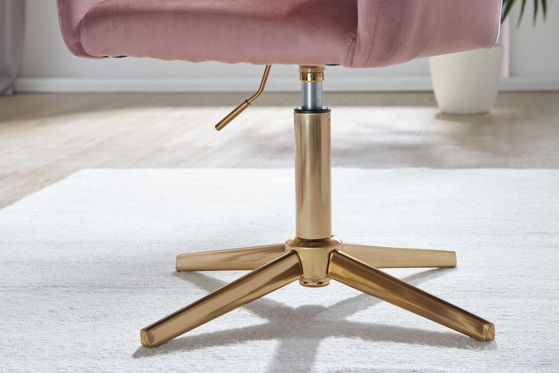 WOHNLING Stuhl WL6.306 Samt rosa