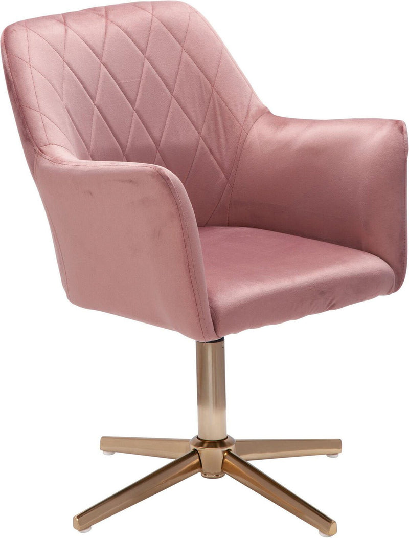 WOHNLING Stuhl WL6.306 Samt rosa