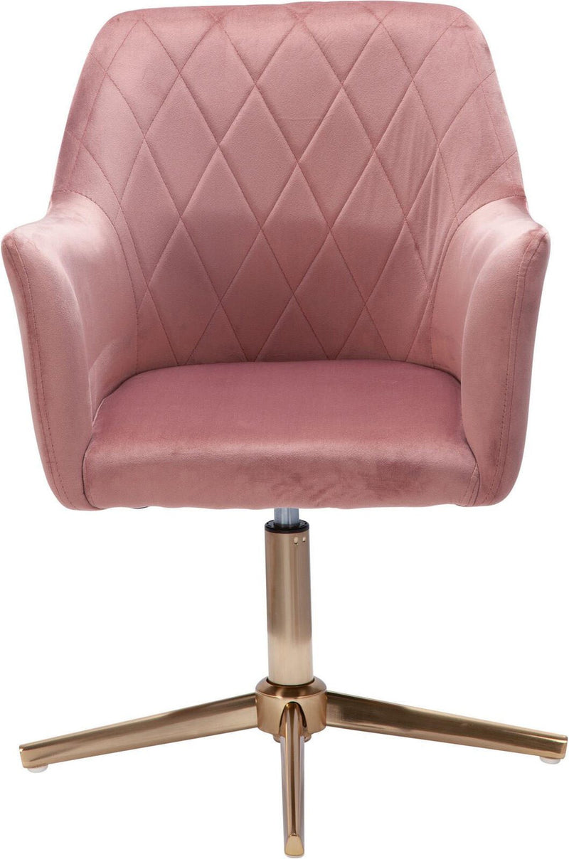 WOHNLING Stuhl WL6.306 Samt rosa