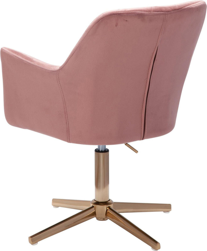 WOHNLING Stuhl WL6.306 Samt rosa