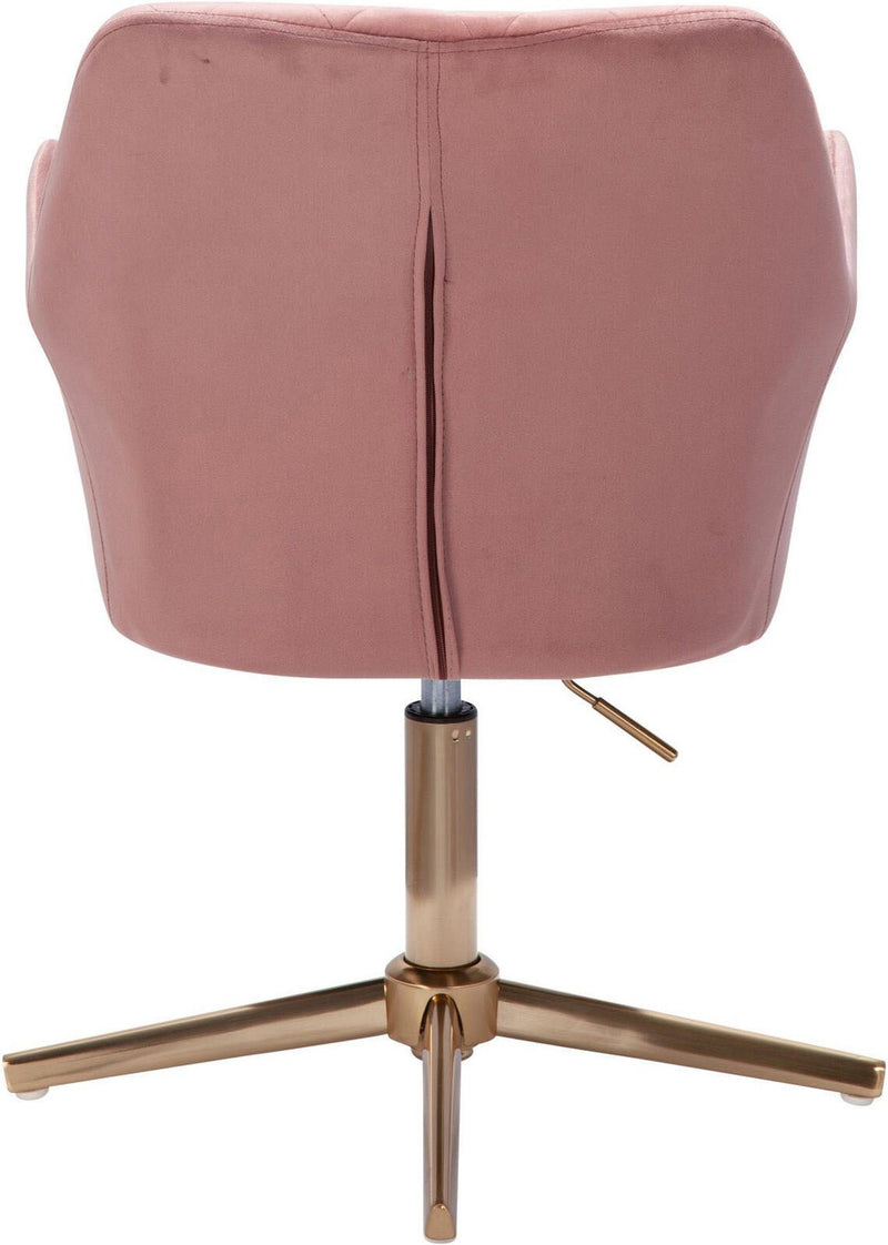 WOHNLING Stuhl WL6.306 Samt rosa