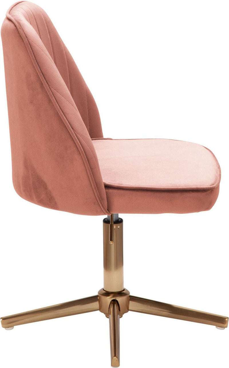 WOHNLING Stuhl WL6.303 Samt rosa
