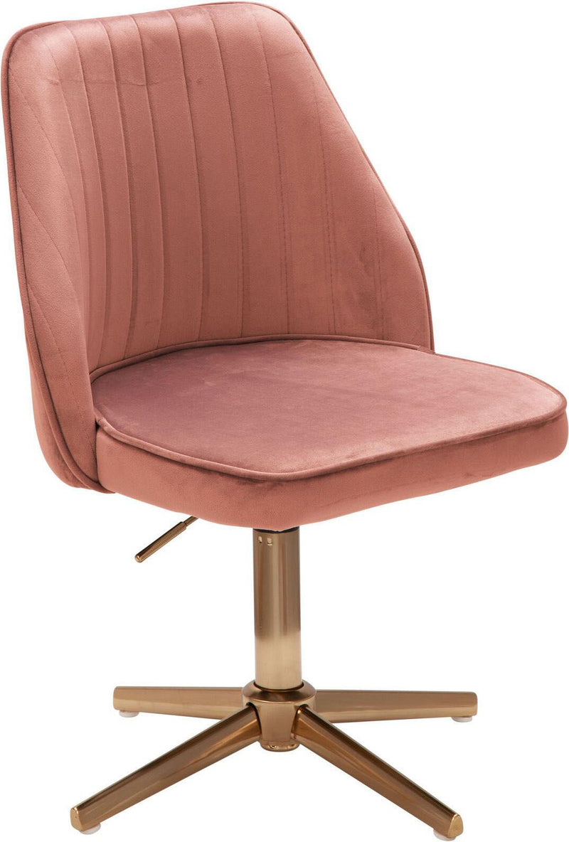 WOHNLING Stuhl WL6.303 Samt rosa