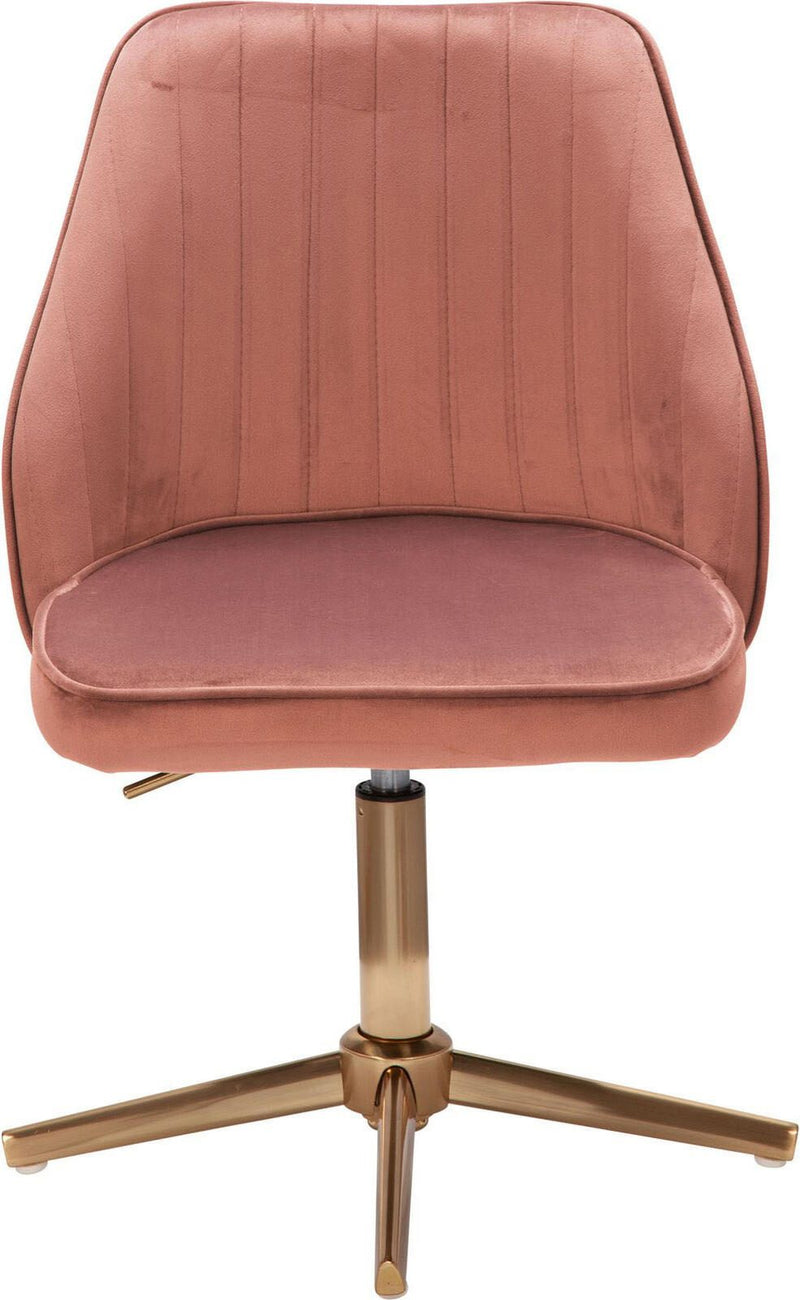 WOHNLING Stuhl WL6.303 Samt rosa