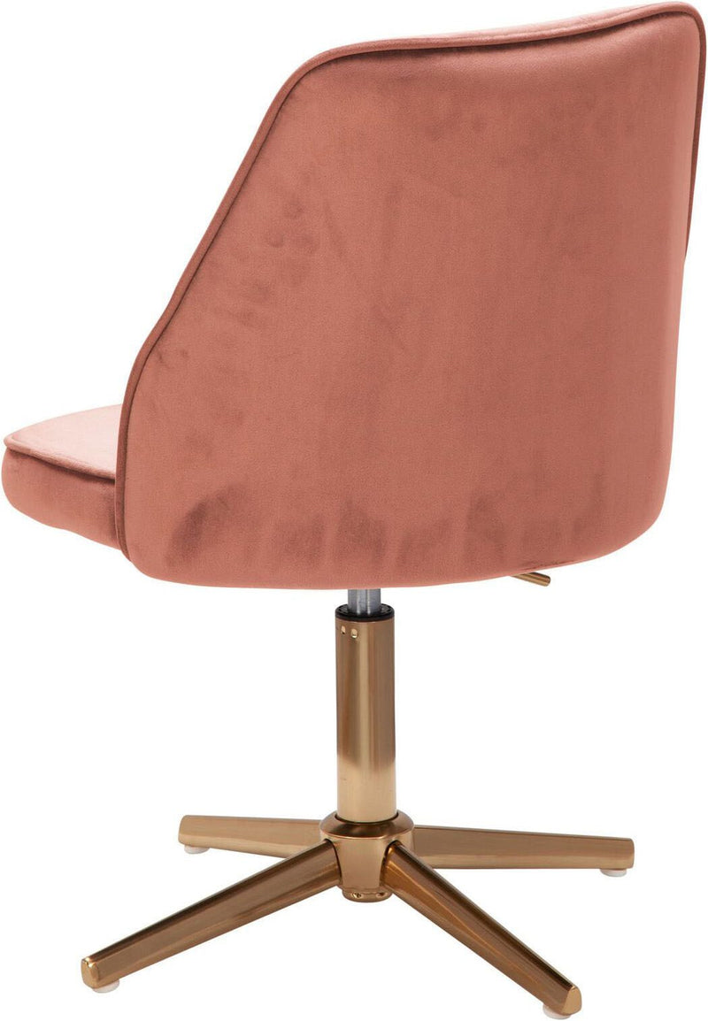 WOHNLING Stuhl WL6.303 Samt rosa