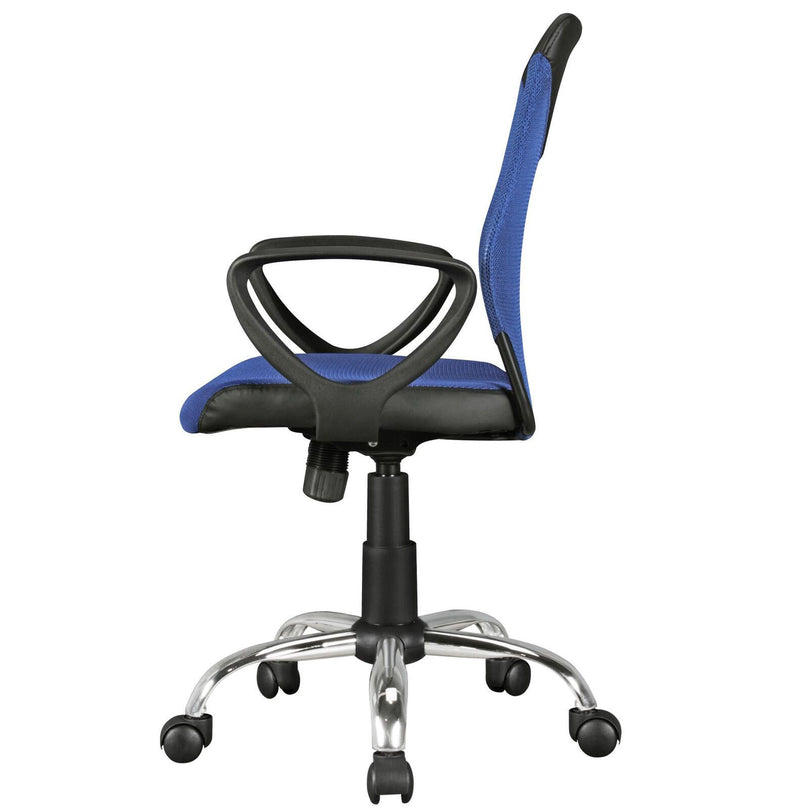 AMSTYLE Kinderdrehstuhl SPM1.357 blau/schwarz