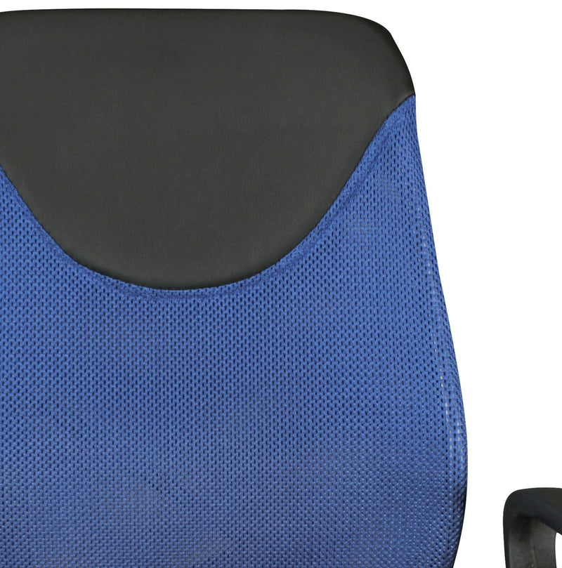 AMSTYLE Kinderdrehstuhl SPM1.357 blau/schwarz