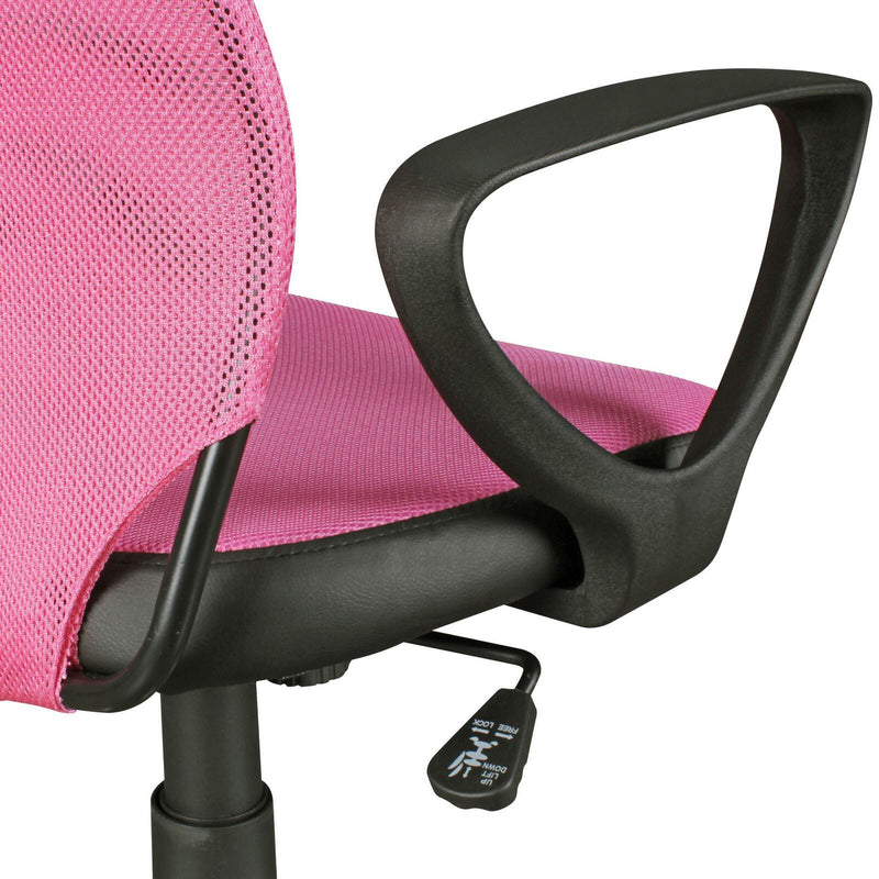 AMSTYLE Kinderdrehstuhl SPM1.355 pink/schwarz