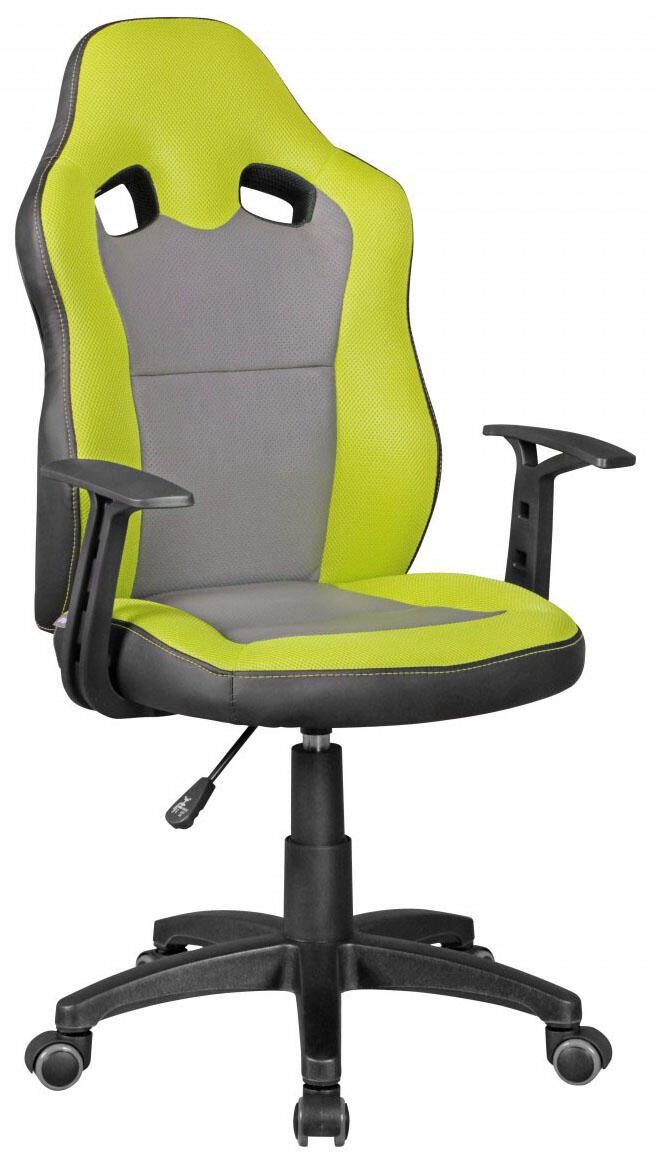 AMSTYLE Kinderdrehstuhl SPM1.352 grün/grau