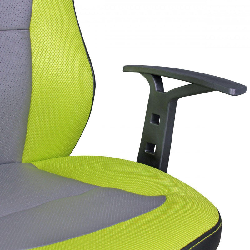 AMSTYLE Kinderdrehstuhl SPM1.352 grün/grau