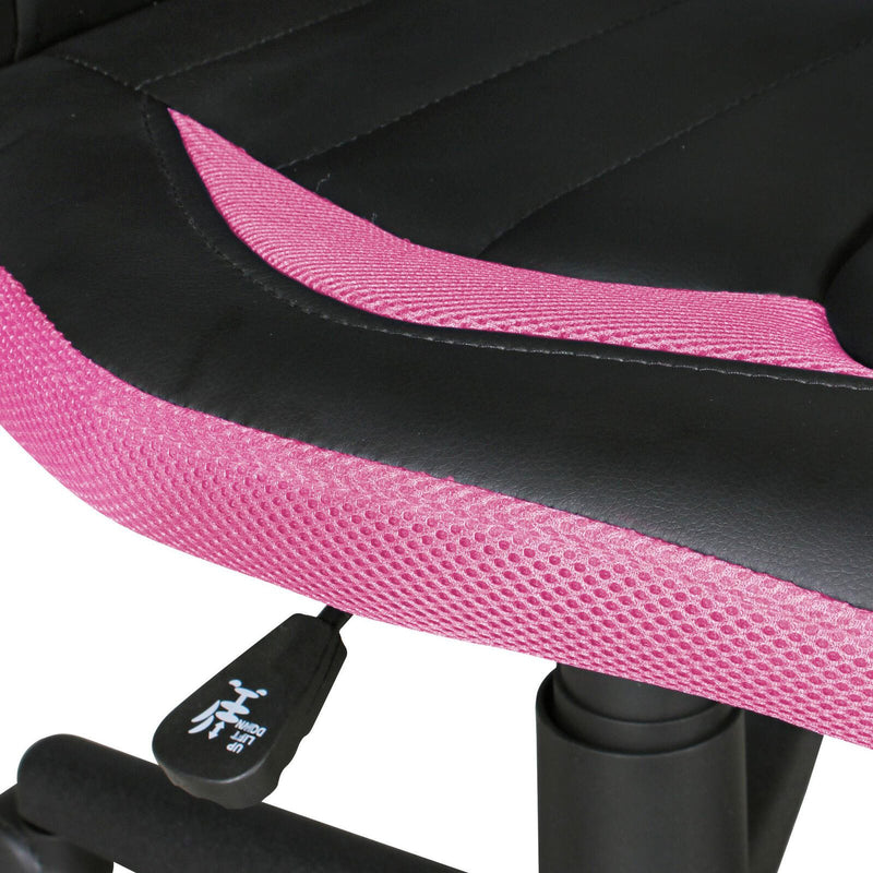 AMSTYLE Kinderdrehstuhl SPM1.387 schwarz/pink