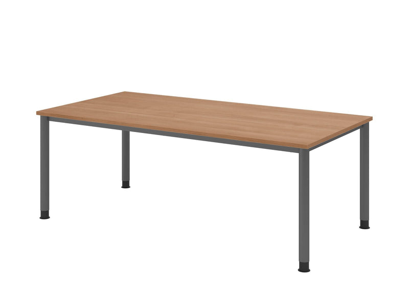HAMMERBACHER höhenverstellbarer Schreibtisch VHS2E/N/G nussbaum