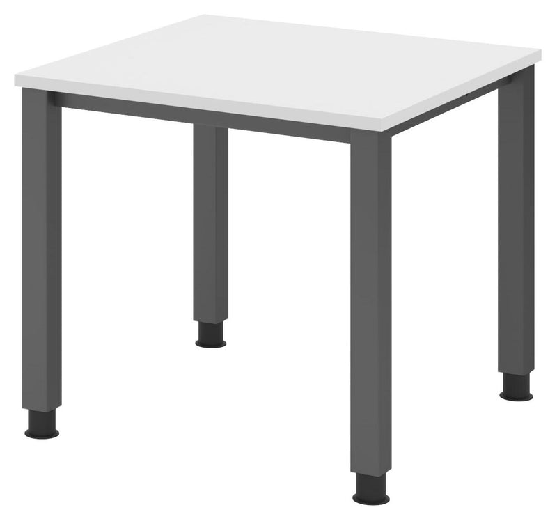 HAMMERBACHER höhenverstellbarer Schreibtisch VQS08/W/G weiß
