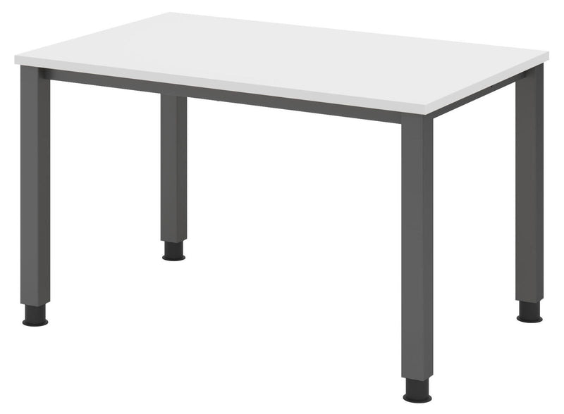 HAMMERBACHER höhenverstellbarer Schreibtisch VQS12/W/G weiß
