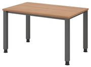 HAMMERBACHER höhenverstellbarer Schreibtisch VQS12/N/G nussbaum